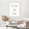 Picture of C'est La Vie II _GroupedProduct_Rectangle_Portrait_Canvas_Framed_