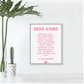 Picture of Pink Self Care _GroupedProduct_Rectangle_Portrait_Canvas_Framed_