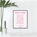 Picture of Pink Self Care _GroupedProduct_Rectangle_Portrait_Canvas_Framed_