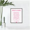 Picture of Pink Self Care _GroupedProduct_Rectangle_Portrait_Canvas_Framed_