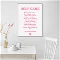 Picture of Pink Self Care _GroupedProduct_Rectangle_Portrait_Canvas_Framed_