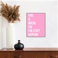 Picture of Fun Stuff Happens _GroupedProduct_Rectangle_Portrait_Canvas_Framed_
