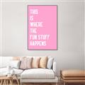 Picture of Fun Stuff Happens _GroupedProduct_Rectangle_Portrait_Canvas_Framed_