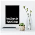 Picture of Coffee or Vodka _GroupedProduct_Rectangle_Portrait_Canvas_Framed_