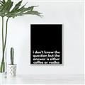 Picture of Coffee or Vodka _GroupedProduct_Rectangle_Portrait_Canvas_Framed_