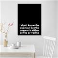 Picture of Coffee or Vodka _GroupedProduct_Rectangle_Portrait_Canvas_Framed_