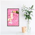 Picture of Happy Hour Champagne _GroupedProduct_Rectangle_Portrait_Canvas_Framed_