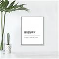 Picture of Quote Whiskey Censored _GroupedProduct_Rectangle_Portrait_Canvas_Framed_