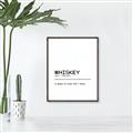 Picture of Quote Whiskey Censored _GroupedProduct_Rectangle_Portrait_Canvas_Framed_
