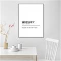 Picture of Quote Whiskey Censored _GroupedProduct_Rectangle_Portrait_Canvas_Framed_