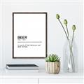 Picture of Quote Beer Stories _GroupedProduct_Rectangle_Portrait_Canvas_Framed_