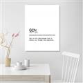 Picture of Quote Gin Question _GroupedProduct_Rectangle_Portrait_Unframed_Print_Only_