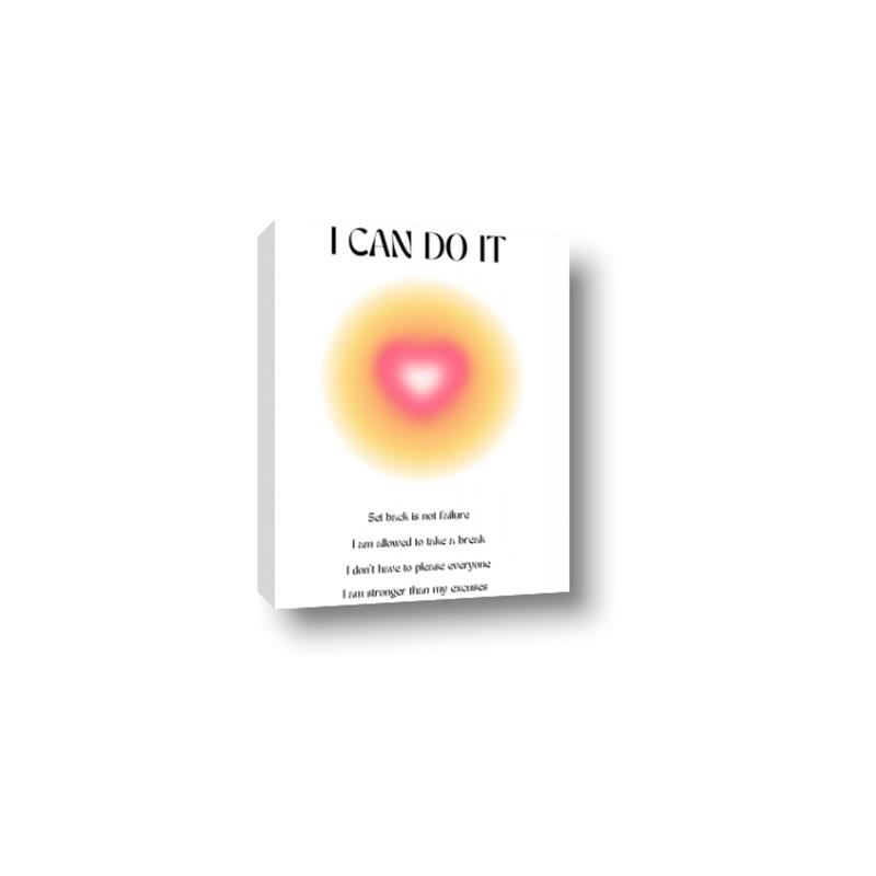 Picture of Motivational Aura Poster _GroupedProduct_Rectangle_Portrait_Canvas_
