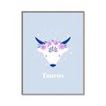 Picture of Kids Taurus Zodiac _GroupedProduct_Rectangle_Portrait_Canvas_Framed_