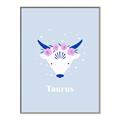 Picture of Kids Taurus Zodiac _GroupedProduct_Rectangle_Portrait_Canvas_Framed_