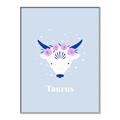 Picture of Kids Taurus Zodiac _GroupedProduct_Rectangle_Portrait_Canvas_Framed_