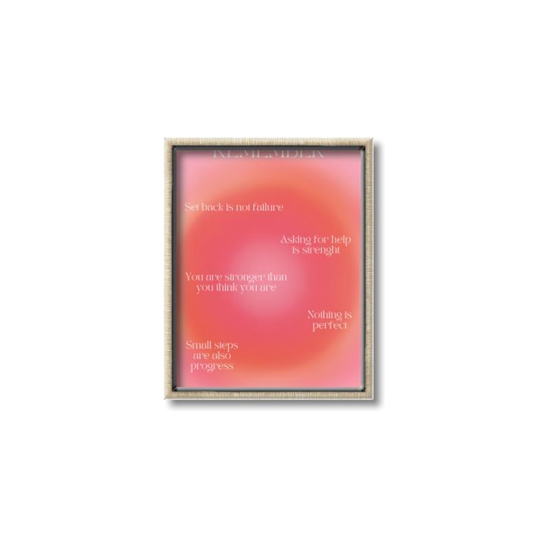 Picture of Motivational Aura Poster _GroupedProduct_Rectangle_Portrait_Canvas_Framed_