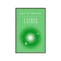 Picture of Taurus Zodiac Print Art _GroupedProduct_Rectangle_Portrait_Canvas_Framed_