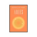 Picture of Aries Zodiac Print Art _GroupedProduct_Rectangle_Portrait_Canvas_Framed_