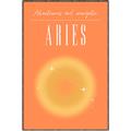 Picture of Aries Zodiac Print Art _GroupedProduct_Rectangle_Portrait_Canvas_Framed_