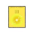 Picture of Leo Zodiac Print Art _GroupedProduct_Rectangle_Portrait_Canvas_Framed_