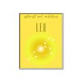 Picture of Leo Zodiac Print Art _GroupedProduct_Rectangle_Portrait_Canvas_Framed_