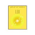 Picture of Leo Zodiac Print Art _GroupedProduct_Rectangle_Portrait_Canvas_Framed_
