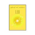 Picture of Leo Zodiac Print Art _GroupedProduct_Rectangle_Portrait_Canvas_Framed_