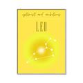 Picture of Leo Zodiac Print Art _GroupedProduct_Rectangle_Portrait_Canvas_Framed_