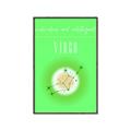 Picture of Virgo Zodiac Print Art _GroupedProduct_Rectangle_Portrait_Canvas_Framed_
