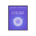 Picture of Capricorn Zodiac Print Art _GroupedProduct_Rectangle_Portrait_Canvas_Framed_