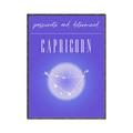 Picture of Capricorn Zodiac Print Art _GroupedProduct_Rectangle_Portrait_Canvas_Framed_