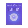 Picture of Capricorn Zodiac Print Art _GroupedProduct_Rectangle_Portrait_Canvas_Framed_