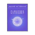 Picture of Capricorn Zodiac Print Art _GroupedProduct_Rectangle_Portrait_Canvas_Framed_