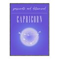Picture of Capricorn Zodiac Print Art _GroupedProduct_Rectangle_Portrait_Canvas_Framed_