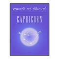 Picture of Capricorn Zodiac Print Art _GroupedProduct_Rectangle_Portrait_Canvas_Framed_