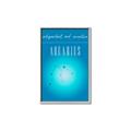 Picture of Aquarius Zodiac Print Art _GroupedProduct_Rectangle_Portrait_Canvas_Framed_