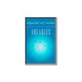 Picture of Aquarius Zodiac Print Art _GroupedProduct_Rectangle_Portrait_Canvas_Framed_