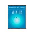 Picture of Aquarius Zodiac Print Art _GroupedProduct_Rectangle_Portrait_Canvas_Framed_