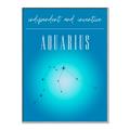 Picture of Aquarius Zodiac Print Art _GroupedProduct_Rectangle_Portrait_Canvas_Framed_