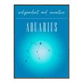 Picture of Aquarius Zodiac Print Art _GroupedProduct_Rectangle_Portrait_Canvas_Framed_