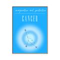 Picture of Cancer Zodiac Print Art _GroupedProduct_Rectangle_Portrait_Canvas_Framed_