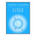 Picture of Cancer Zodiac Print Art _GroupedProduct_Rectangle_Portrait_Canvas_Framed_