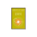 Picture of Gemini Zodiac Print Art _GroupedProduct_Rectangle_Portrait_Canvas_Framed_