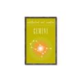 Picture of Gemini Zodiac Print Art _GroupedProduct_Rectangle_Portrait_Canvas_Framed_