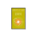 Picture of Gemini Zodiac Print Art _GroupedProduct_Rectangle_Portrait_Canvas_Framed_