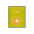 Picture of Gemini Zodiac Print Art _GroupedProduct_Rectangle_Portrait_Canvas_Framed_