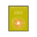 Picture of Gemini Zodiac Print Art _GroupedProduct_Rectangle_Portrait_Canvas_Framed_