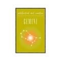 Picture of Gemini Zodiac Print Art _GroupedProduct_Rectangle_Portrait_Canvas_Framed_