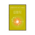 Picture of Gemini Zodiac Print Art _GroupedProduct_Rectangle_Portrait_Canvas_Framed_